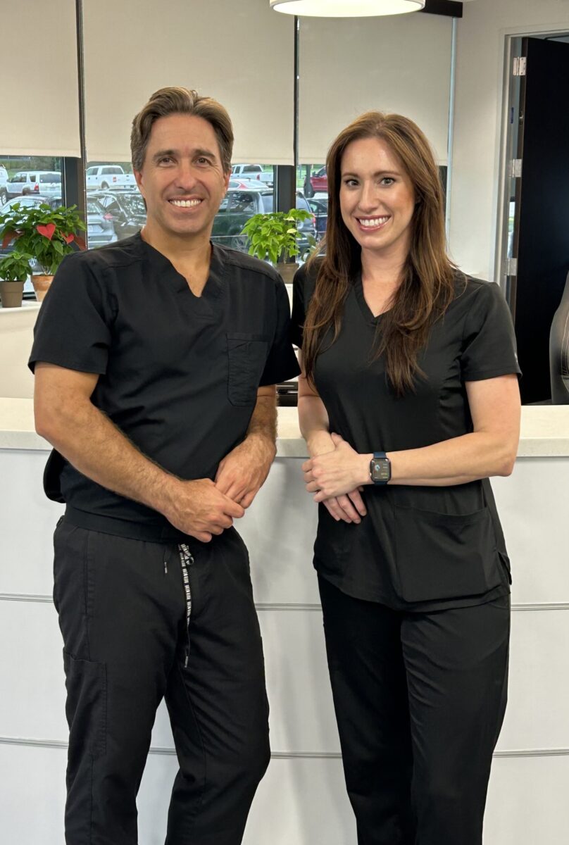 Dr. Correa and Sarah Krejci